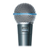 Shure BETA 58A Dynamic Vocal Microphone, Supercardioid Pattern, Freq 50 - 16,000 Hz, XLR 3-Pin, 150 Ohms