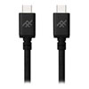 1.8M ZAGG iFrogz UniqueSync Durable Cable, USB C to C, USB 2.0 Fast 3.0A Charge & Sync, Black