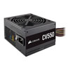550W Corsair CV Series CV550, Fully Wired, 80PLUS Bronze, Single Rail, 44A, 120mm Fan, ATX PSU