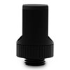 EK-Torque Angled T G1/4" Revolvable Adapter Fitting, Black, Male/Female, Nickel-Plated Brass