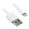 2 Pack 1M Desire2 Tek TEK Apple Lightning Cable USB Super Robust Armoured Charge and SYNC Cable MFi Certified White