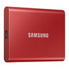 500GB Samsung T7 MU-PC500R/WW, Portable External SSD, USB 3.2 Gen2/Type-C, Bus Powered, Red