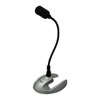 HiPoint XCDTM-M Mini Desktop Microphone for PC/Notebook 3.5mm Jack Black/Silver