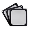 SilverStone FF143B,140mm Nylon Ultra-Fine Dust Filter, Magnetic, 3 Pack, Black