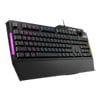 Asus TUF Gaming K1 RGB Keyboard, Tactile TUF Gaming Switches, 19-Key Rollover, Programmable Keys, Detachable Wrist Rest