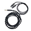 Scan 2M Premium Black Braided Balanced Cable - 4.4mm Pentaconn / 2x Mini XLR - Audeze LCD & HEDDphones / Zen Can