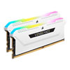 16GB (2x8GB) Corsair DDR4 Vengeance RGB PRO White, PC4-28800 (3600), Non-ECC Unbuffered, CAS 18, XMP 2.0, 1.35V