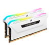 16GB (2x8GB) Corsair DDR4 Vengeance RGB PRO SL White, PC4-28800 (3600), Non-ECC Unbuffered, CAS 18, XMP 2.0, 1.35V