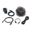 Zoom - 'APH-4N PRO' Accessory Pack For H4n Pro, AD-14 AC adapter, Hairy windscreen, Attenuator, Splitter & USB Cables