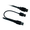 10m Scan Active USB3 Extension Cable, Data Transfer up to 5Gbps, USB Type A (M) to Type A (F), Secondary USB A (M)