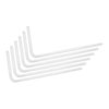 0.8M EK-Loop Hard Tube, Pre Bent 90°, 14mm OD, 10mm ID, 6pcs, Clear, Acrylic