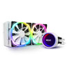 NZXT Kraken X53 RGB White, 240mm All-In-One Hydro CPU Cooler with RGB Lighting, 2x 120mm RGB PWM Fans, CAM, Intel/AMD