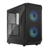 Black RGB - 2x pre-installed 140mm RGB Fans