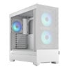 White TG RGB  - 2x pre-installed 120mm RGB Fans