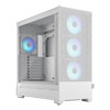 Fractal Pop XL Air RGB, White, Full Tower Chassis w/ TG Window, 4x 120mm RGB Fans, USB 3.0, E-ATX/ATX/mATX/mITX