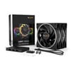 140mm be quiet! Light Wings Triple Pack(3), High Speed, 9 Blade, Upto 2200RPM, Upto 71.7CFM Airflow, 31dB Max, 4-Pin PWM