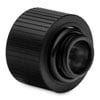 EK-Quantum Torque 14mm M-F G1/4", Water Cooling System Extender, Plated CNC Machined Brass, Black