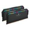 32GB (2x16GB) Corsair DDR5 DOMINATOR Platinum RGB Black, PC5-41600 (5200), Non-ECC Unbuffered, CAS 40, XMP 3.0, 1.25V