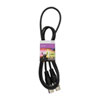 QTX DMX lighting lead, 3-pin XLR plug to 3-pin XLR socket - 1.5m