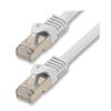 1M Xclio CAT8 Ethernet Network Cable, 40Gbps LAN Patch Cord SSPT Gigabit, White
