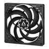 140mm Arctic P14 SLIM PWM PST, 7 Blade, Static Pressure Fan, 1800rpm, 52CFM, Fluid Dynamic Bearing, Black, 4-Pin