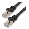 1M Xclio CAT8.1 Ethernet Network Cable, 40Gbps LAN Patch Cord SSPT Gigabit, Black
