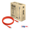 2m Club 3D CAC-1573 USB2.0 Type-C Bi-Directional USB-IF Certified Cable, 240W Power Delivery(48V/5A), Data 480Mb, Red