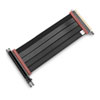 200mm EK-Loop Riser Cable, PCI-E 4.0 x16 ,90° Right-Angle Connector, 4-layer PCB, PCIe Laneway Shielding, Black/Red