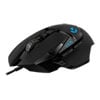 Logitech G502 HERO Wired Gaming Mouse, RGB LEDs, HERO 25K Sensor, 11 Programmable Buttons, 121g, Black