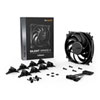 120mm be quiet! Silent Wings 4, 9 Blade, Inaudible Airflow Fan, 1600rpm, 48.7CFM, 18.9dB, Fluid Dynamic, 3-pin, Black