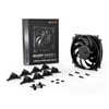 120mm be quiet! Silent Wings 4 PWM Highspeed, 9 Blade, 2500rpm, 76.7CFM, 31.2dB, Fluid Dynamic, 4-Pin PWM