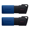 64GB Kingston DTXM/64GB-2P DataTraveler Exodia M, 2-Pack, USB 3.2 Gen1 Type-A Performance, Pendrive, Black/Blue