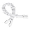 SilverStone SST-PP07E-EPS8W-V2 8 Pin (4+4) Power Cable Extension, 16 AWG, White