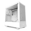 NZXT H5 Flow, White, Mid Tower Chassis w/ Tempered Glass Window, 2x 120mm Fans, USB 3.2 Type-C, E-ATX/ATX/mATX/mITX