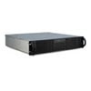 2U IPC 2U-20240 400MM Server Case w/o PSU, Supports 8x 3.5" Internal HDD, 2x 80mm Fans, 2x USB 3.0,7x Low Profile Slots