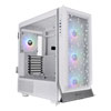 ThermalTake Ceres 500 TG ARGB Snow Mid Tower Chassis, Addressable RGB LEDs, 4x 140mm ARGB Fans, mATX/ATX/EATX