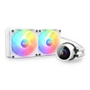 NZXT Kraken 240 RGB White, 240mm All-In-One Hydro CPU Cooler, 2x 120mm RGB PWM Fans, CAM Control, Intel/AMD