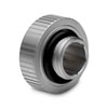 EKWB EK-Quantum Torque 7mm MMF G1/4", Satin Titanium, Water Cooling System Extender, Plated CNC Machined Brass