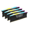 64GB (4x16GB) Corsair DDR5 Vengeance RGB Black, PC5-52800 (6600), Non-ECC Unbuffered, CAS 32, XMP 3.0, 1.4V