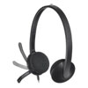 Logitech H340 USB Headset, Digital Stereo Sound, Noise Cancelling Bi-Directional Mic, Adjustable Headband