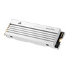 2TB Corsair MP600 PRO LPX White, M.2 (2280) PCIe 4.0 (x4) NVMe SSD, 7100MB/s Read, 6800MB/s Write, PS5 Compatible