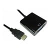 Xclio HDMI Male to VGA Female Converter Cable, Driverless, Black
