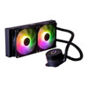 Cooler Master MasterLiquid 240L Core ARGB AIO Cooler, 2x120mm PWM Fan, Copper Heatsink, Aluminium Radiator, Intel/AMD