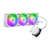 Cooler Master MasterLiquid 360L Core ARGB White AIO Cooler, 3x120mm PWM Fan,Copper Heatsink,Aluminium Radiator,Intel/AMD