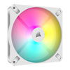 120mm Corsair AR120 RGB White, 7 Blade, PWM, Hydraulic Bearing, Single Fan Standalone Pack, 4-Pin