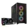 Corsair 4000D RGB Airflow Tempered Glass Mid Tower + Corsair iCUE H100i RGB ELITE AIO