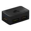 CORSAIR iCUE LINK 4-Way Signal Splitter, Compact Size, Magnetic Attachment, Requires iCUE LINK System Hub