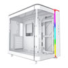 Montech KING 95 White Mid Tower Chassis, Dual Chamber, ARGB Lighting, Supports 7x 120mm/6x 140mm Fans, mITX/mATX/ATX
