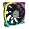 120mm Montech RX120 PWM Fan, Black, ARGB, 9 Blade, 800-1600rpm, 59 CFM, Hydro Dynamic Bearing, 4-Pin PWM