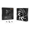 140mm be quiet! Pure Wings 3, High Speed, 9 Blade, Upto 1800RPM, Upto 72.2CFM Airflow, 30.5dB Max, PWM
